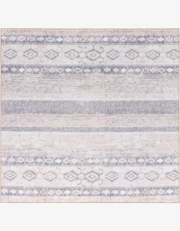 Gray Timeless Square Rug