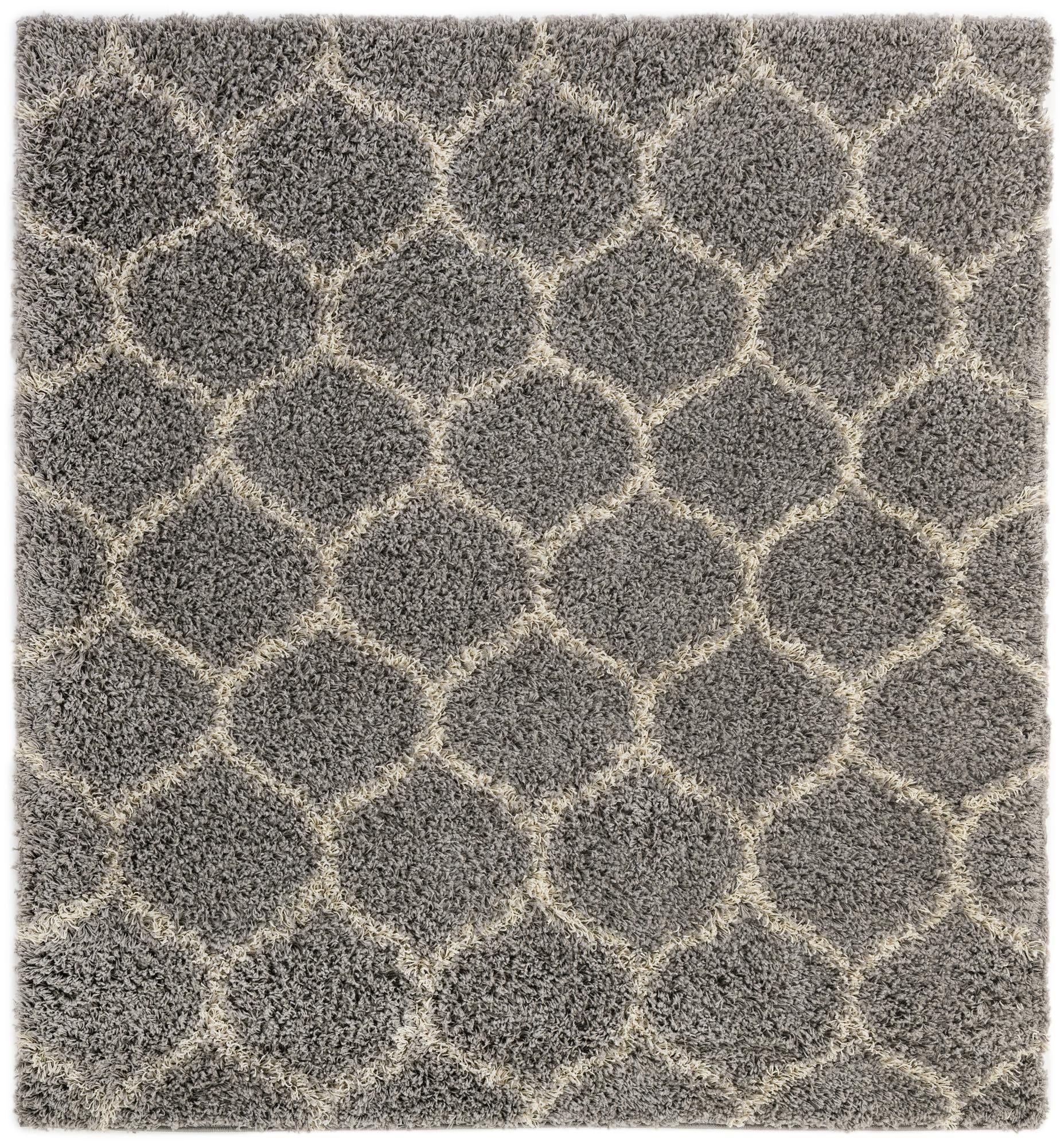 6' x 6' 6 Trellis Shag Square Rug