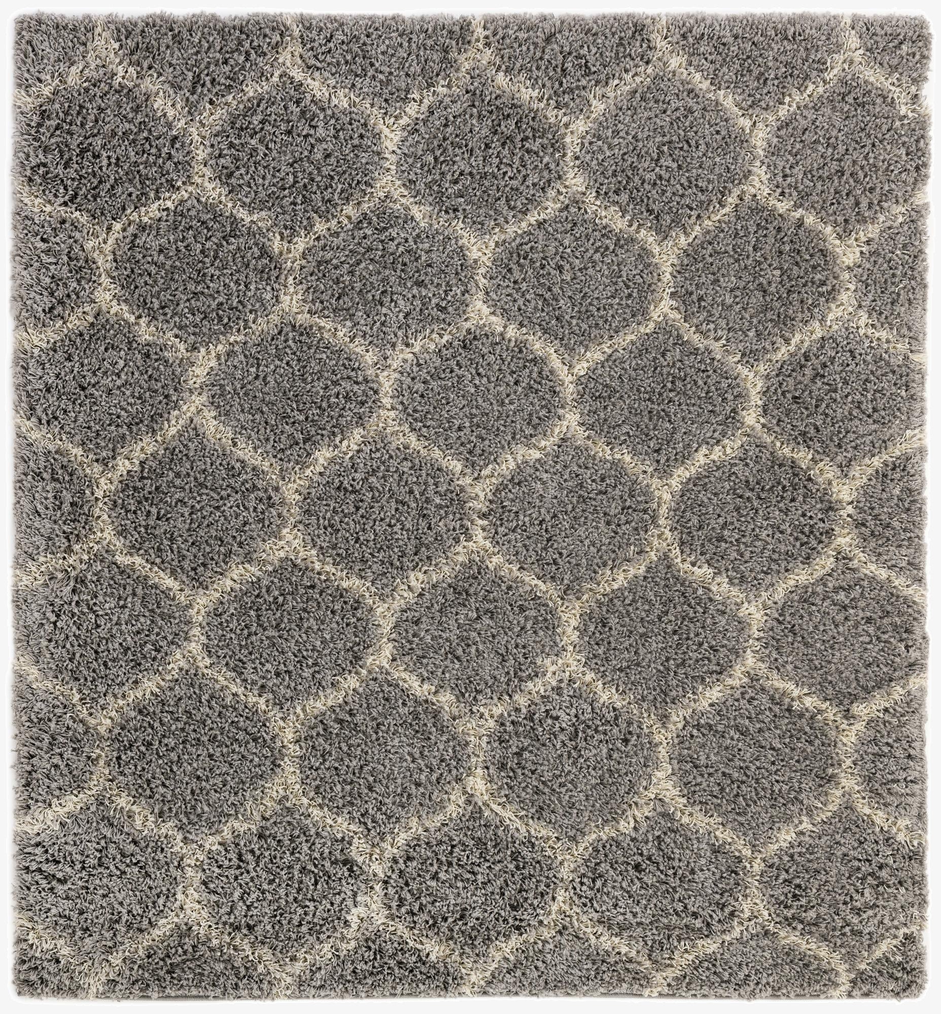 6' x 6' 6 Trellis Shag Square Rug