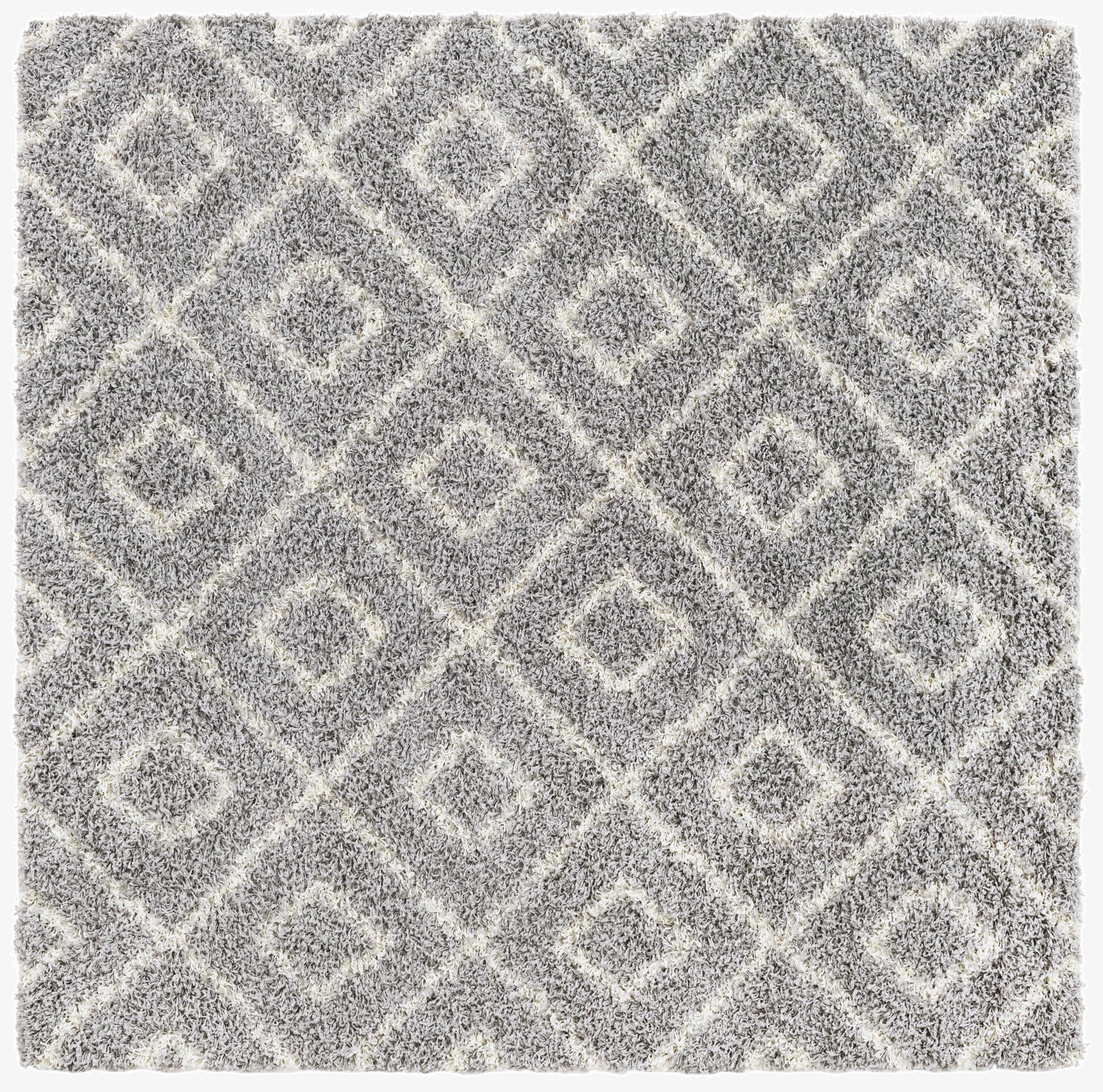 6' x 6' Trellis Shag Square Rug