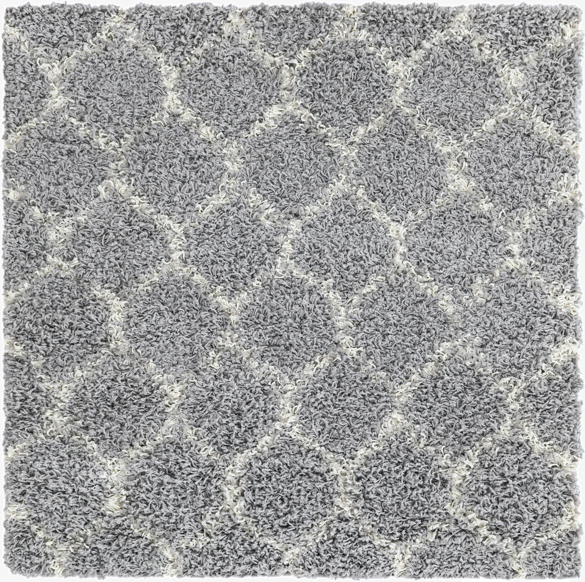Primary image 3' 3 x 3' 3 Trellis Shag Square Rug