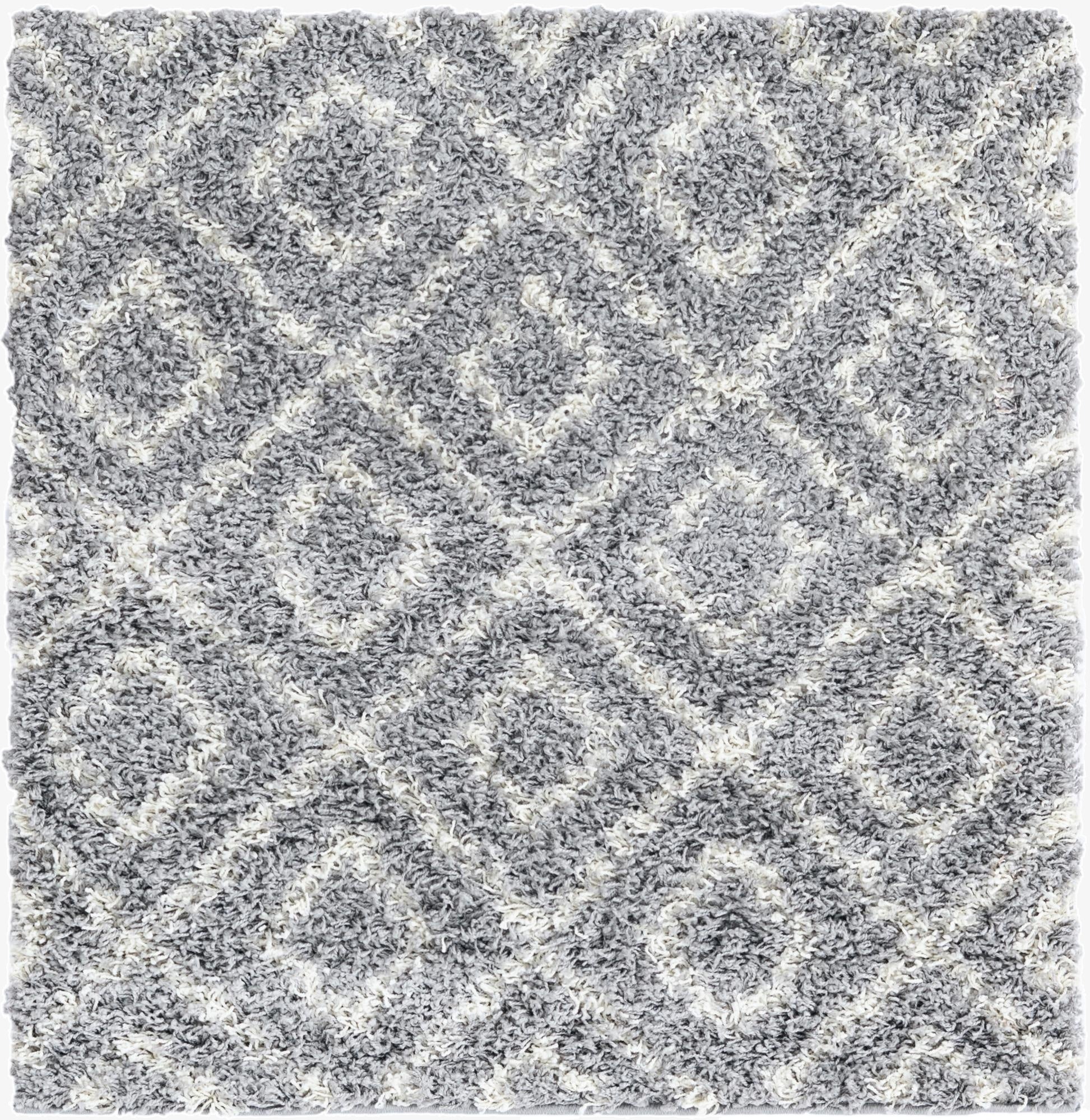 3' 3 x 3' 3 Trellis Shag Square Rug