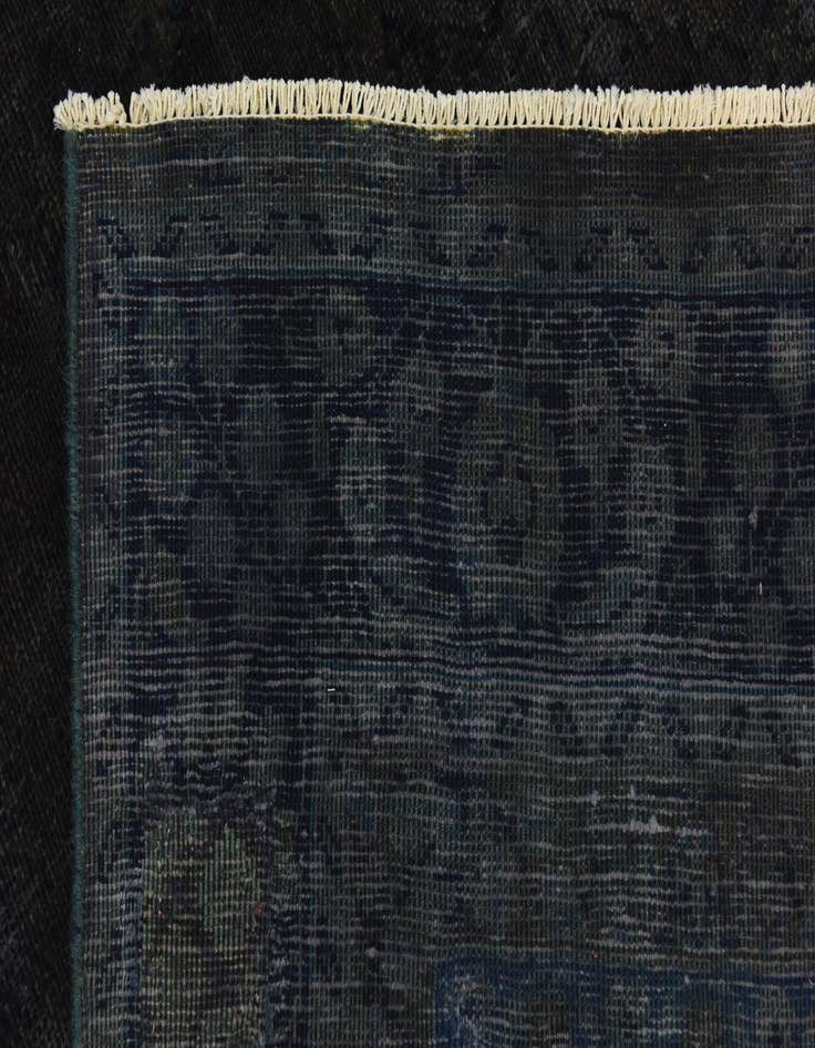 Detail image of 9' x 9' 8 Hand Knotted Ultra Vintage Persian Wool Square Rug