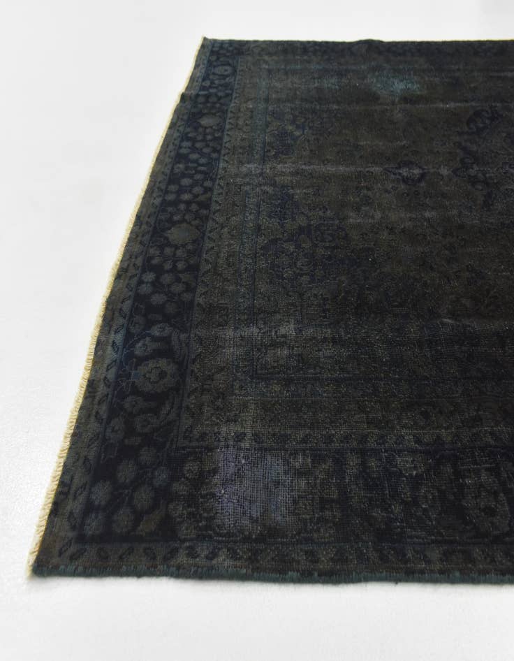 Detail image of 9' x 9' 8 Hand Knotted Ultra Vintage Persian Wool Square Rug