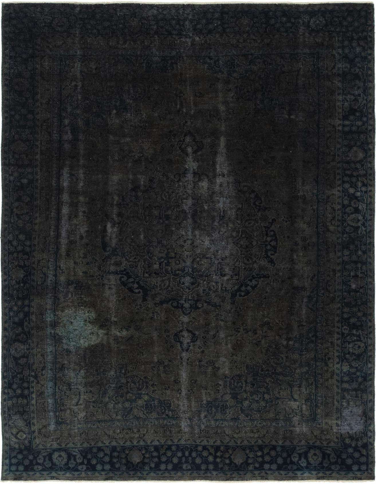 Primary image  9' x 9' 8  Hand Knotted Ultra Vintage Persian Wool Square Rug