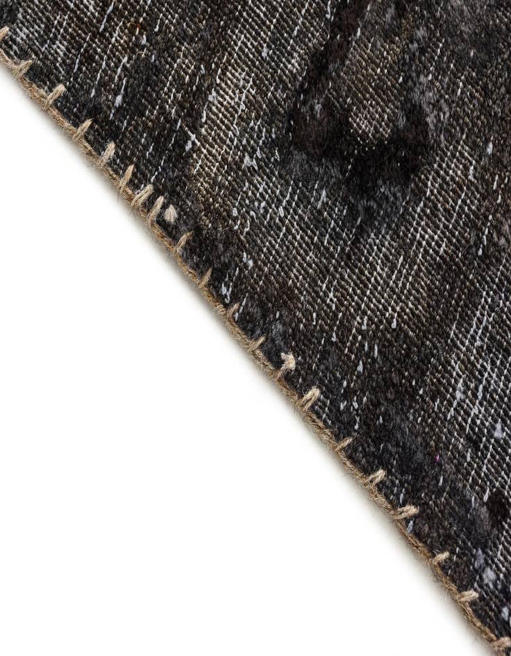 Detail image of 8' 2 x 8' 10  Hand Knotted Ultra Vintage Persian Wool Square Rug