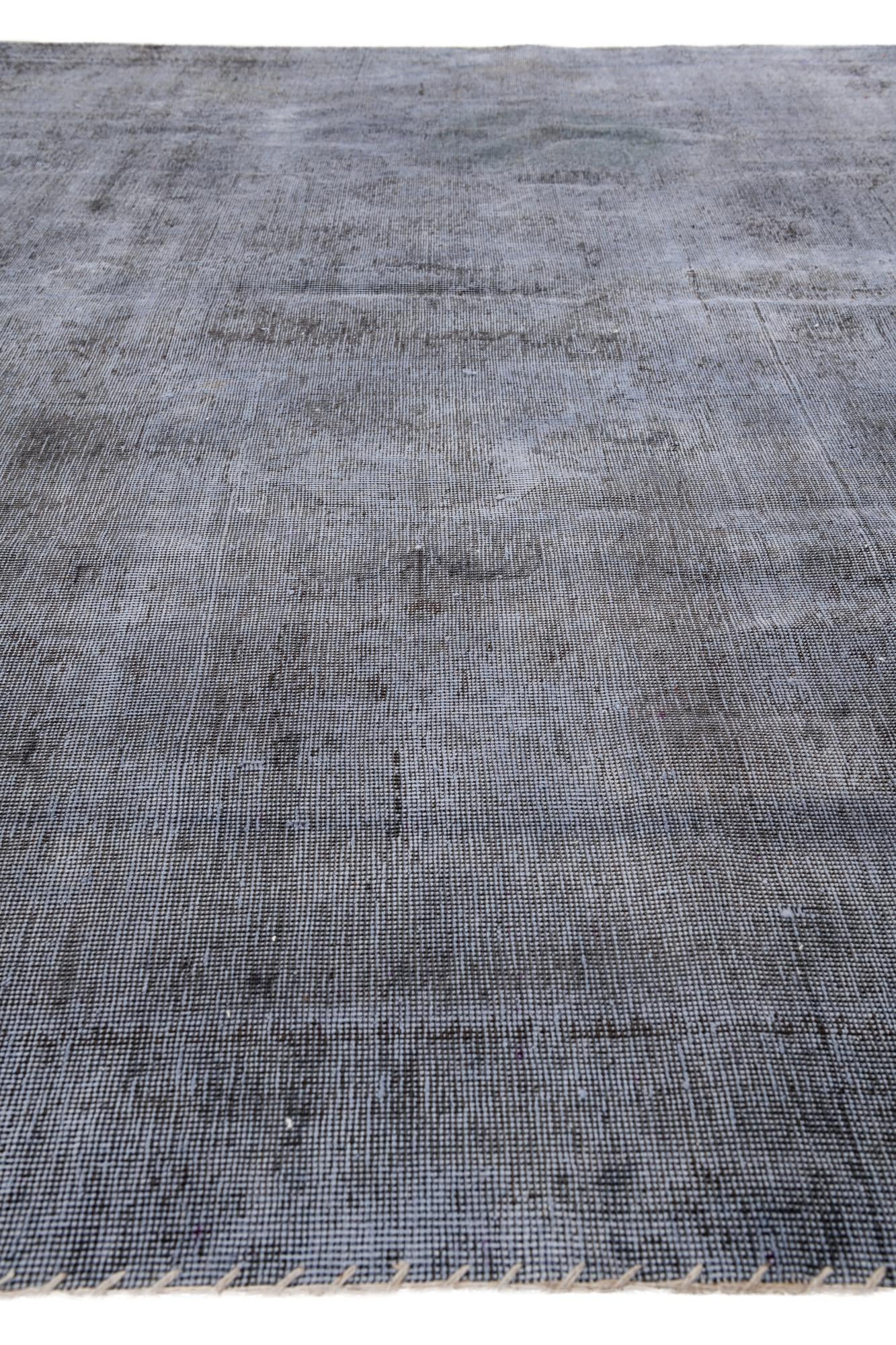 8' 1 x 8' 3 Hand Knotted Ultra Vintage Persian Wool Square Rug