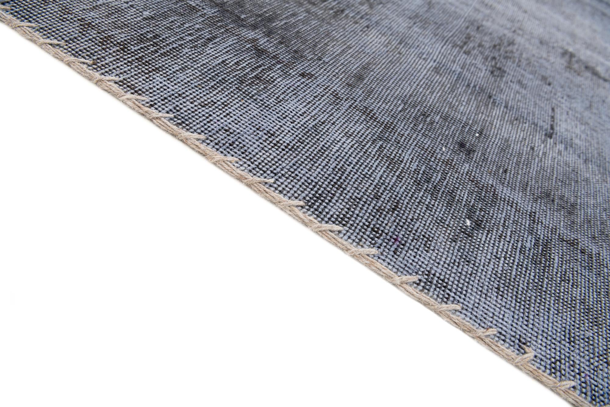 8' 1 x 8' 3 Hand Knotted Ultra Vintage Persian Wool Square Rug