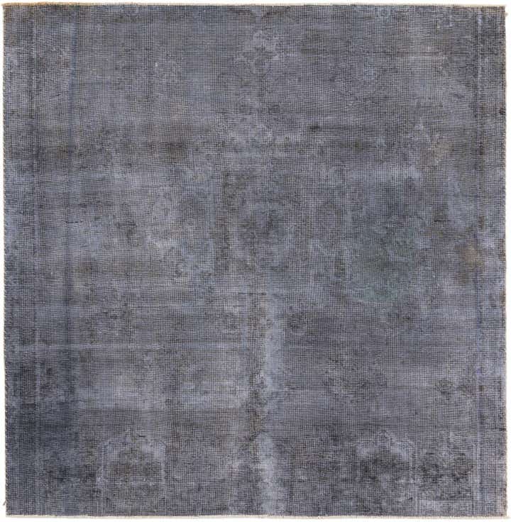 8' 1 x 8' 3 Hand Knotted Ultra Vintage Persian Wool Square Rug