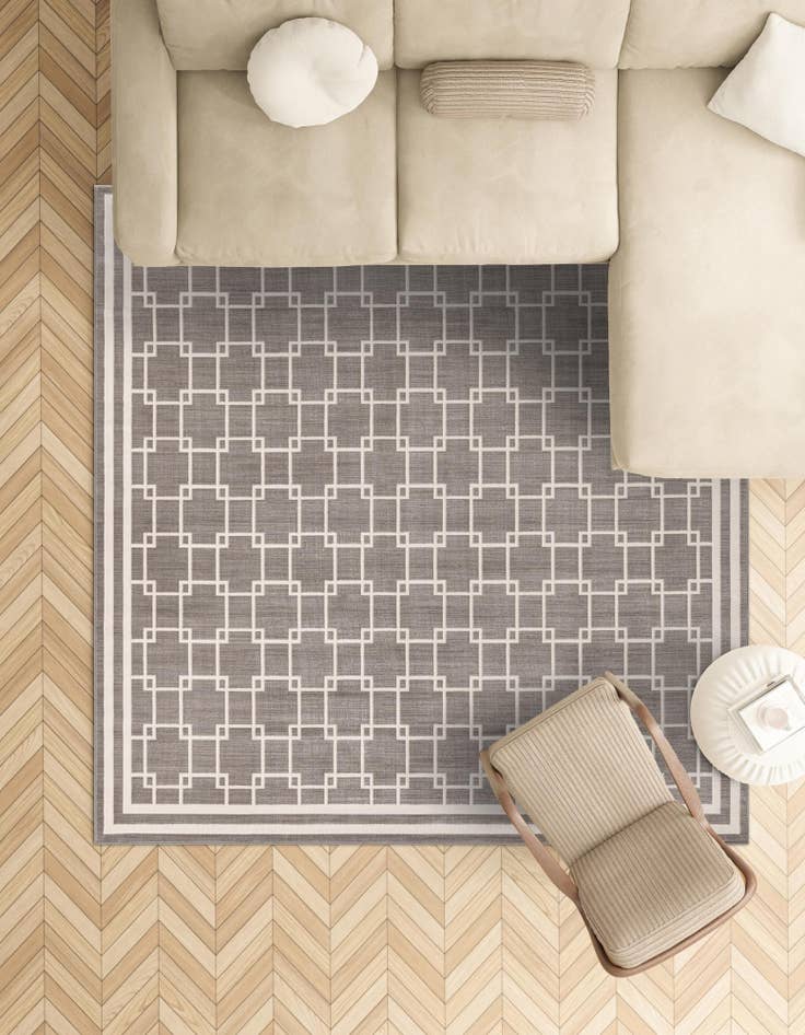 Detail image of Jill Zarin 7' 10 x 7' 10 Metropolitan Uptown Square Rug