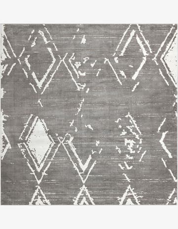 Jill Zarin Gray Uptown Carnegie Hill Square Rug