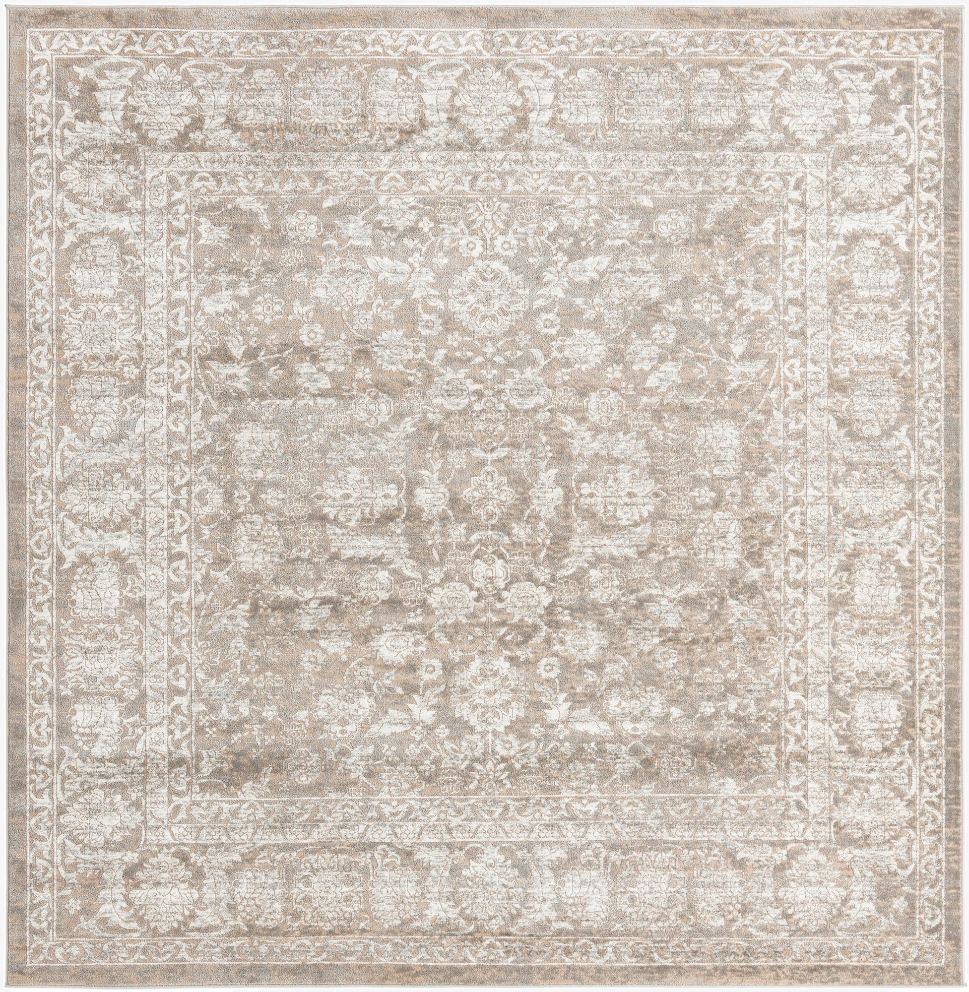 7' 10 x 7' 10 Uptown Central Park Square Rug