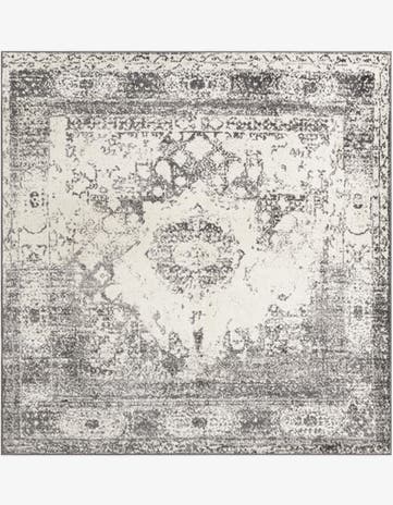 Gray Veneto Square Rug