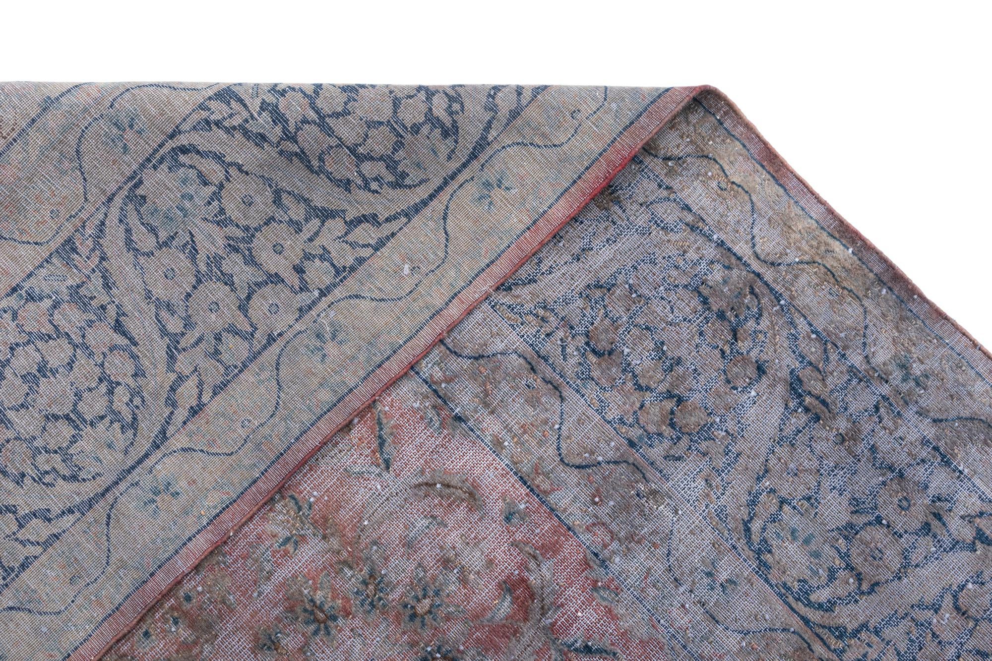12' 6 x 12' 11 Vintage Royal Wool Square Rug