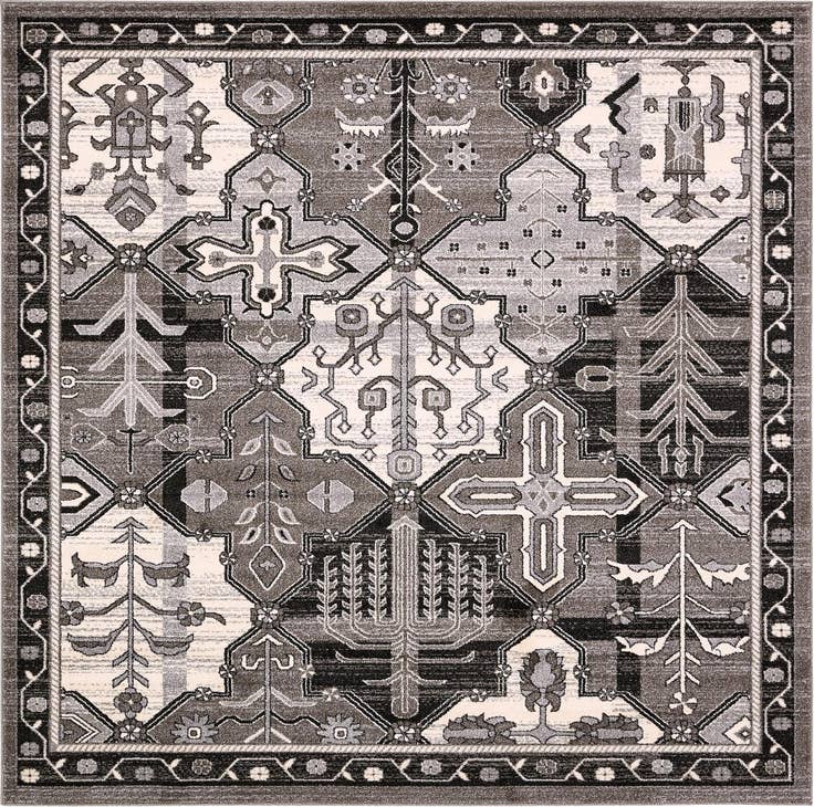 Detail image of 7' 10 x 7' 10 Vista Square Rug