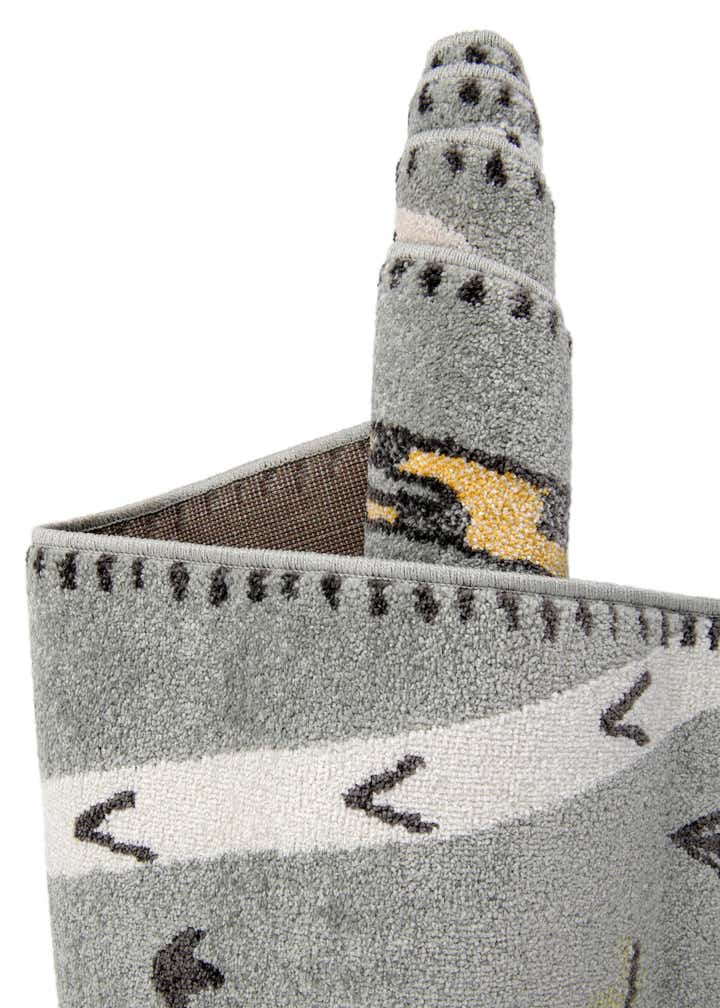 7' 10 x 7' 10 Animals Whimsy Kids Square Rug