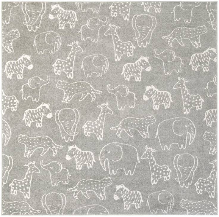 Detail image of 10' x 10' Whimsy Kids Square Rug