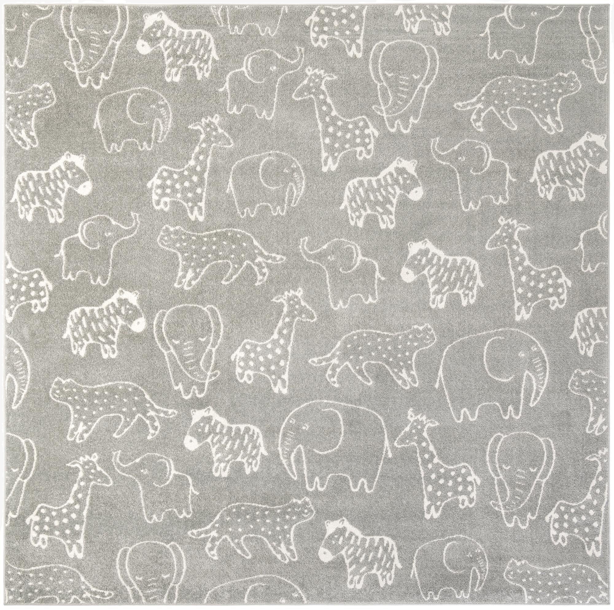 10' x 10' Whimsy Kids Square Rug