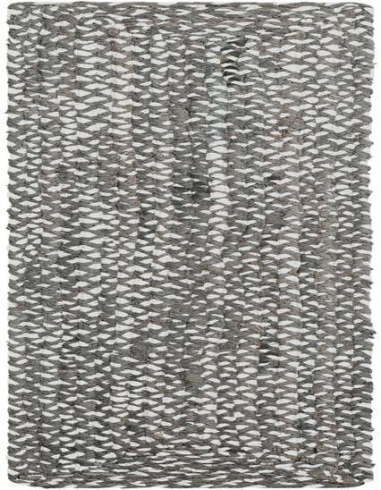 Detail image of 1' 2 x 6' 1  Hand Braided Chindi Table Runner Rug