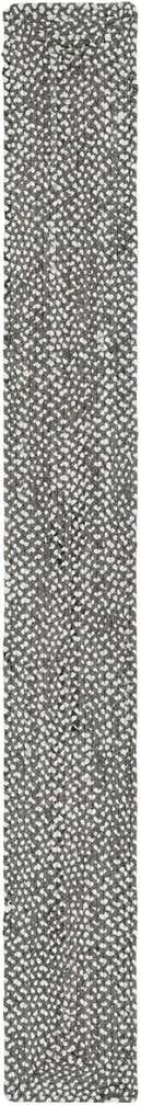 1' 2 x 10' Handmade Braided Chindi Table Runner Rug