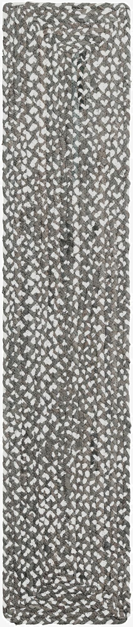 Primary image 1' 2 x 6' 1  Hand Braided Chindi Table Runner Rug