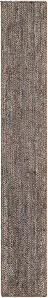 1' 2 x 8' Handmade Braided Jute Table Runner Rug