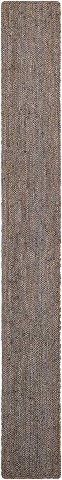 Detail image of 1' 2 x 10' Handmade Braided Jute Table Runner Rug
