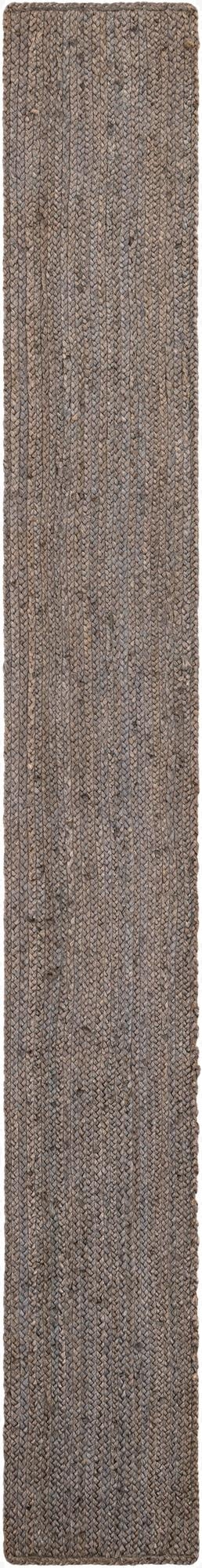 1' 2 x 10'  Hand Braided Jute Table Runner Rug