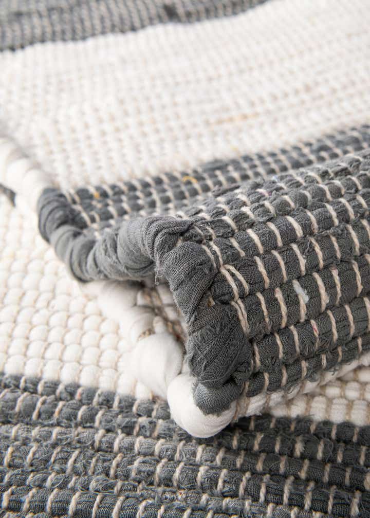1' 2 x 8' Hand Woven Chindi Rag Table Runner Rug
