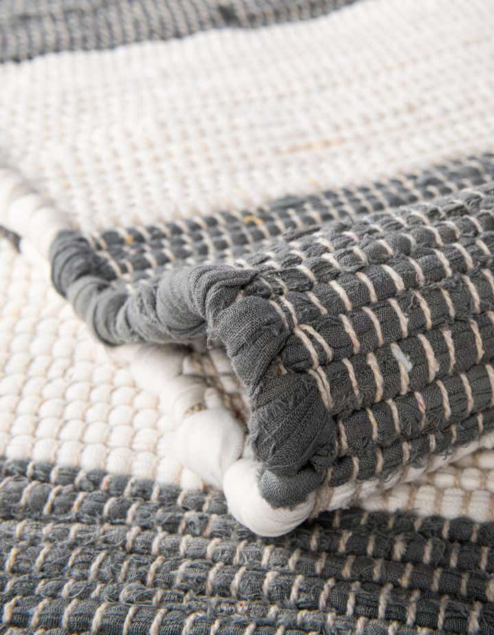 1' 2 x 8' Hand Woven Chindi Rag Table Runner Rug