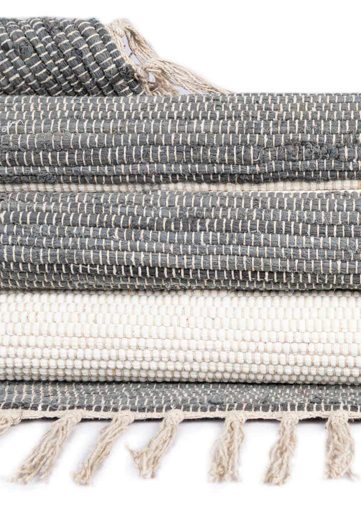 1' 2 x 8' Hand Woven Chindi Rag Table Runner Rug