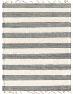Detail image of 1' 2 x 10' Hand Woven Chindi Rag Table Runner Rug