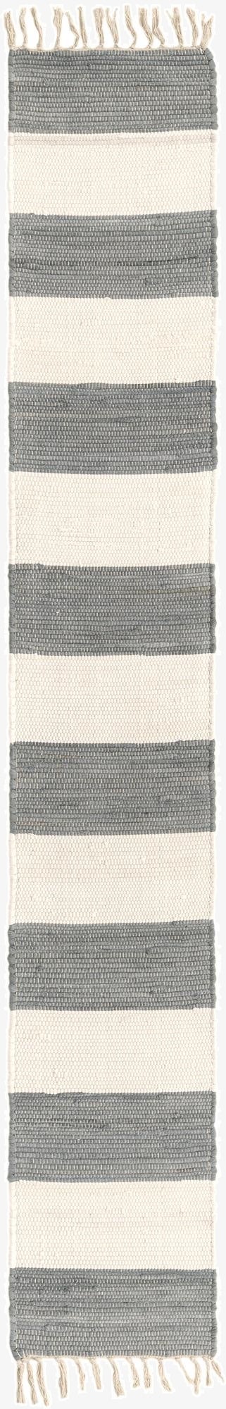 35cm x 245cm  Hand Woven Chindi Rag Camino de mesa Alfombra