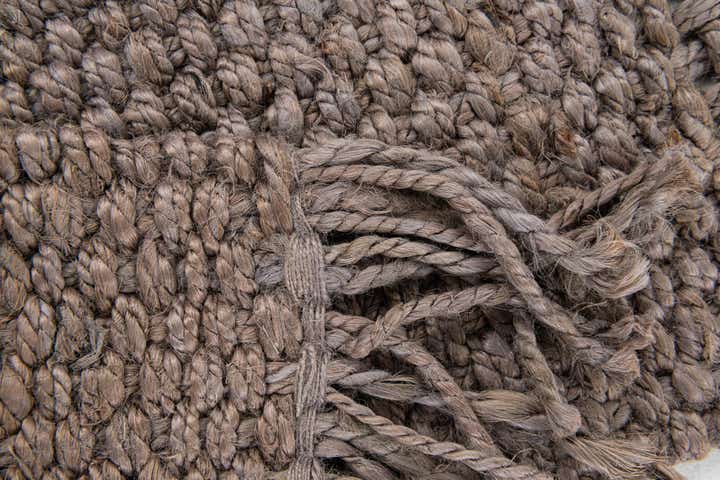 1' x 3' Hand Woven Chunky Jute Table Runner Rug
