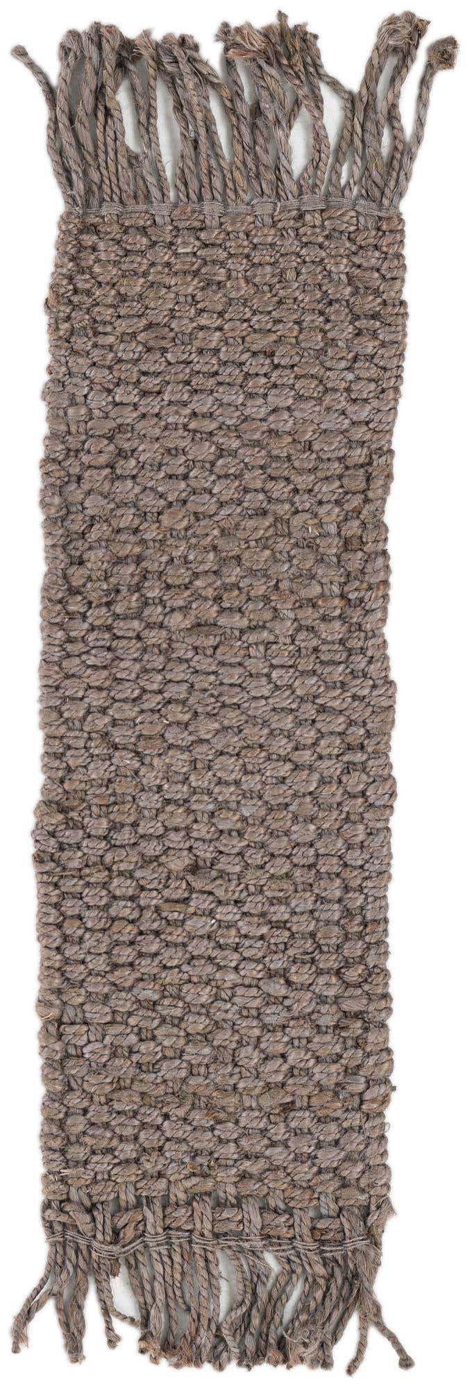 1' x 3' Hand Woven Chunky Jute Table Runner Rug