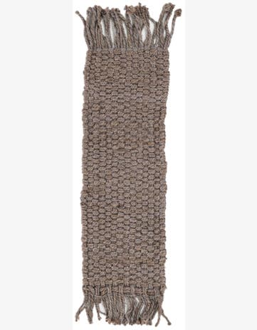 1' x 3' Hand Woven Chunky Jute Table Runner Rug