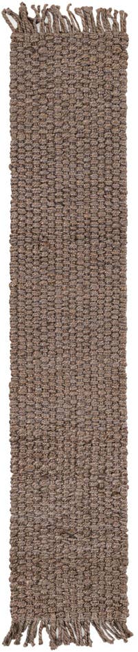 Detail image of 1' 2 x 6' 1 Hand Woven Chunky Jute Table Runner Rug