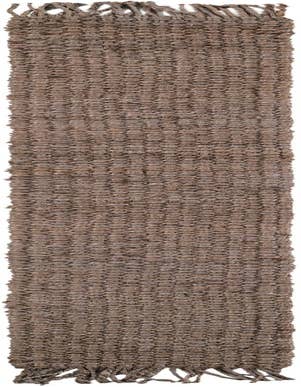 Detail image of 1' 2 x 8' Hand Woven Chunky Jute Table Runner Rug