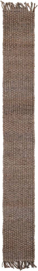 Detail image of 1' 2 x 10' Hand Woven Chunky Jute Table Runner Rug