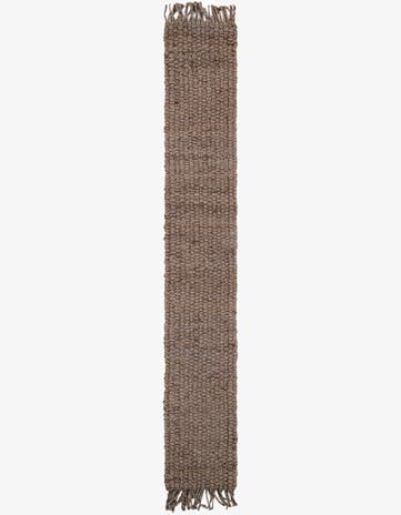 1' 2 x 8' Hand Woven Chunky Jute Table Runner Rug