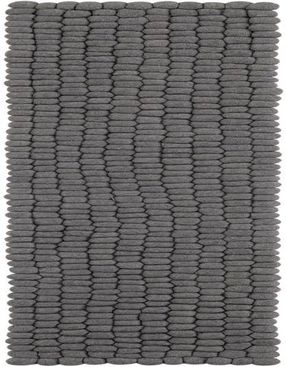 Detail image of 1' 2 x 6' 1 Hand Woven Felt Ball Wool Table Runner Rug