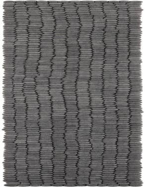 Detail image of 1' 2 x 10' Hand Woven Felt Ball Wool Table Runner Rug