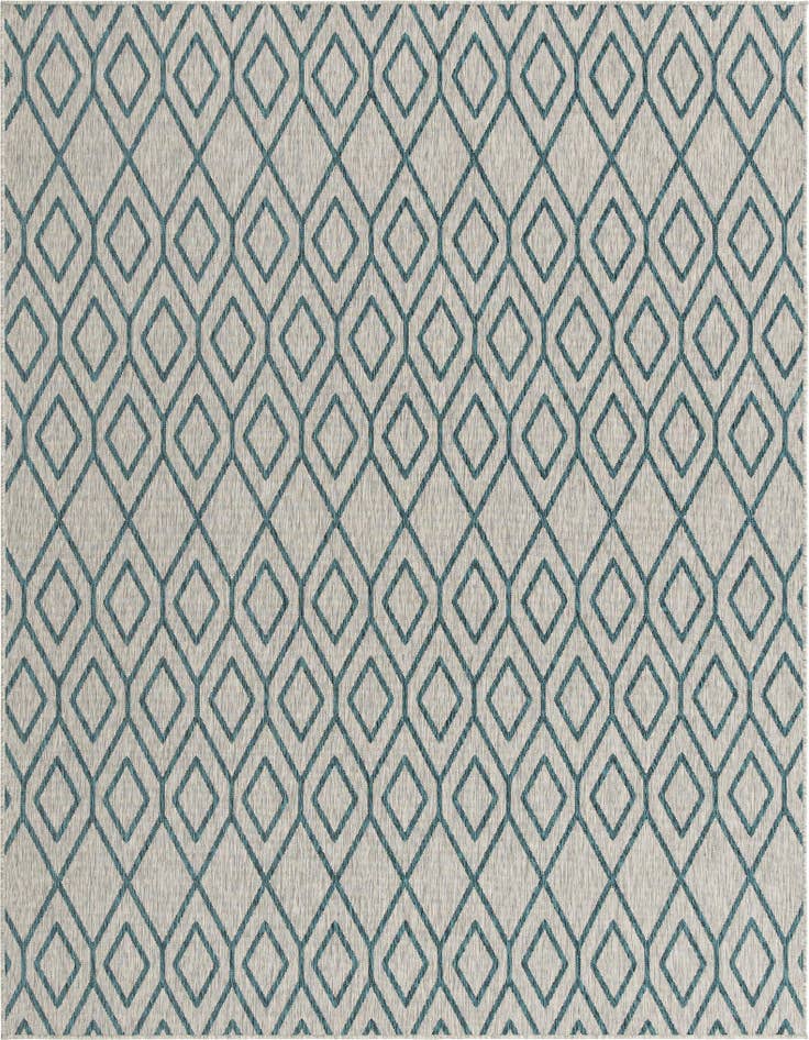 Detail image of 7' 10 x 10' Easy-Clean Jill Zarin Turks and Caicos Indoor / Outdoor Rug