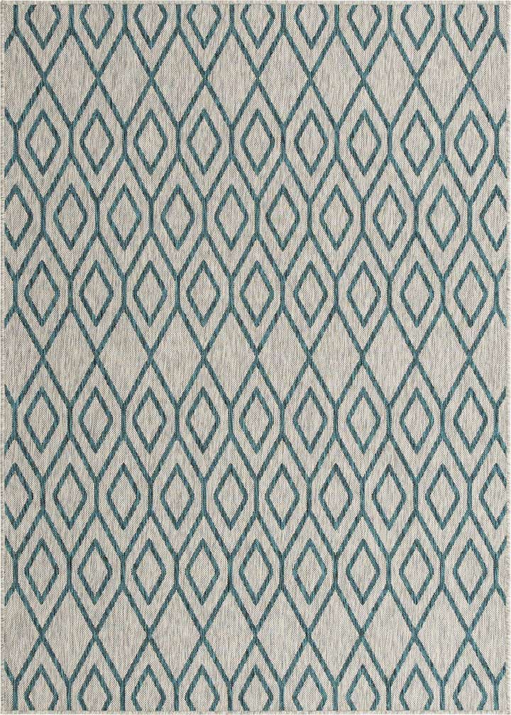 5' 3 x 8' Easy-Clean Jill Zarin Turks and Caicos Indoor / Outdoor Rug