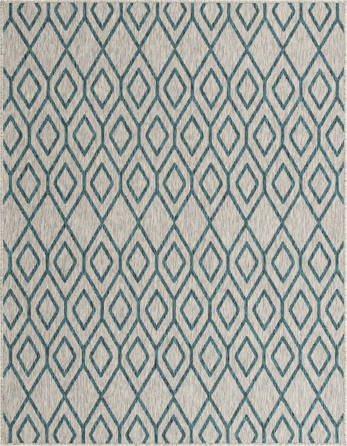 5' 3 x 8' Easy-Clean Jill Zarin Turks and Caicos Indoor / Outdoor Rug