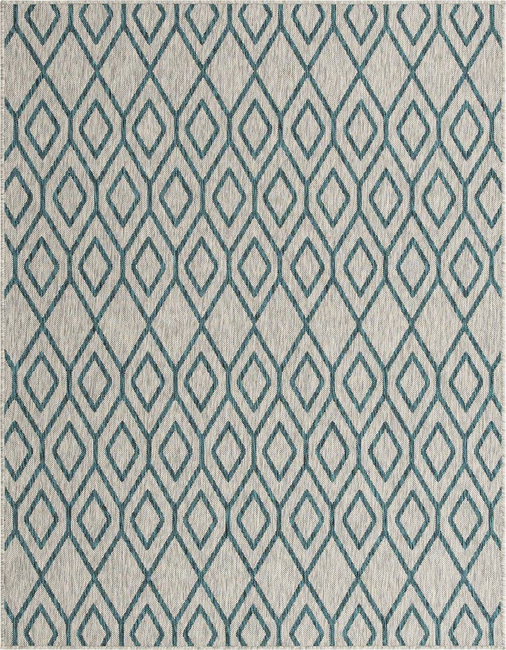 Detail image of 5' 3 x 8' Easy-Clean Jill Zarin Turks and Caicos Indoor / Outdoor Rug