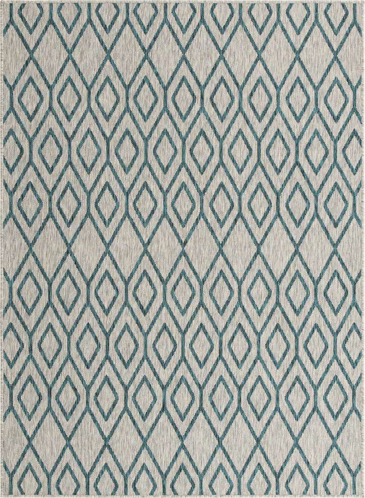 5' 3 x 8' Easy-Clean Jill Zarin Turks and Caicos Indoor / Outdoor Rug