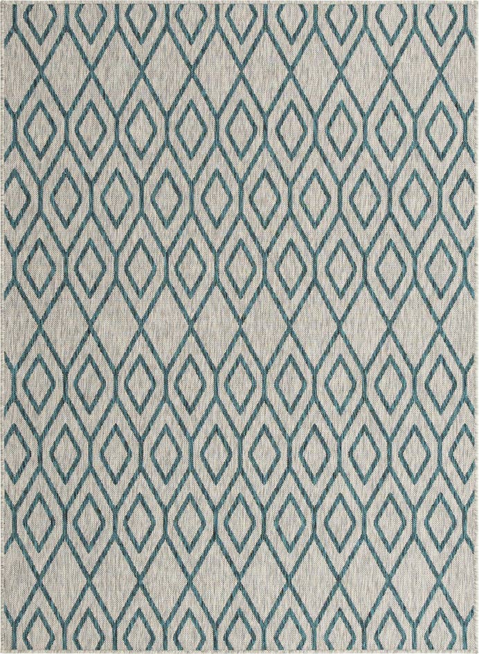 Detail image of 5' 3 x 8' Easy-Clean Jill Zarin Turks and Caicos Indoor / Outdoor Rug