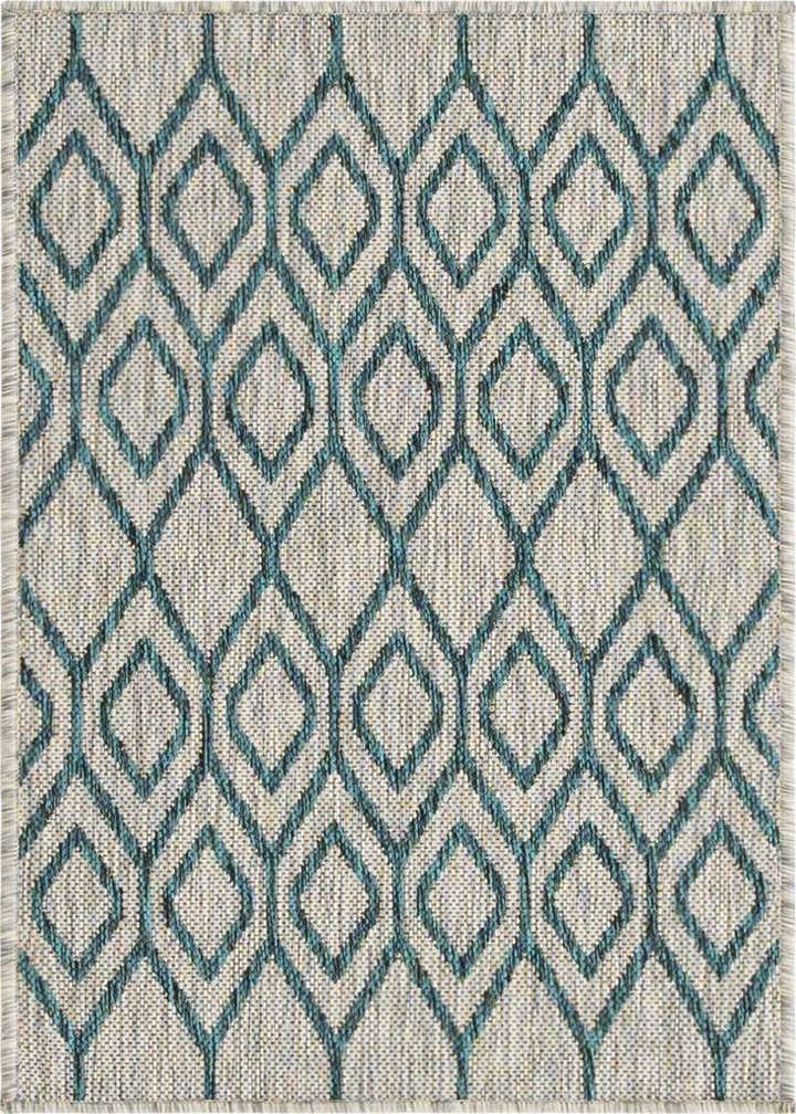 2' x 3' Easy-Clean Jill Zarin Turks and Caicos Indoor / Outdoor Rug