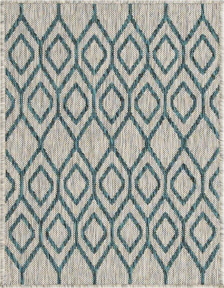 Detail image of 2' x 3' Easy-Clean Jill Zarin Turks and Caicos Indoor / Outdoor Rug